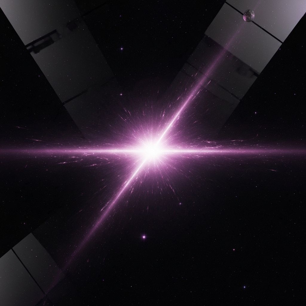Expanding supernova shockwave in space